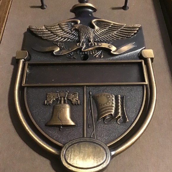 Heritage Door Plaque Knocker Vintage - Picture 2 of 10